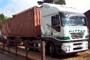 (Photograph of Pitter container lorry - 19th August 2006)